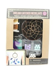 Create Your Own Dream Catcher Necklace Kit 33 Pieces Feathers Beads String Craft
