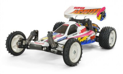 Tamiya 47381 1/10 RC 2WD Off Road Racer Buggy Super Astute 2018