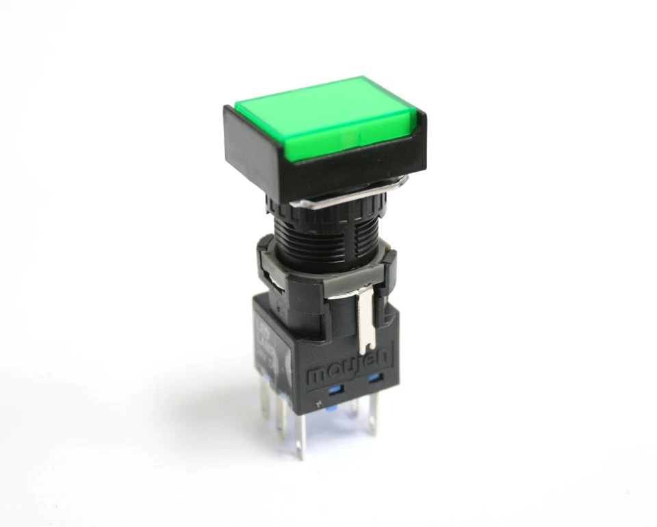 M6-1C M6-2C 16mm LED illuminated Momentary Push Button Switch Multi Shapes/Color - Image 4 of 4