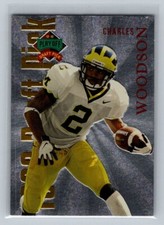 1998 Playoff Prestige Draft Picks #4 Charles Woodson RC Rookie Card HOF Raiders. rookie card picture