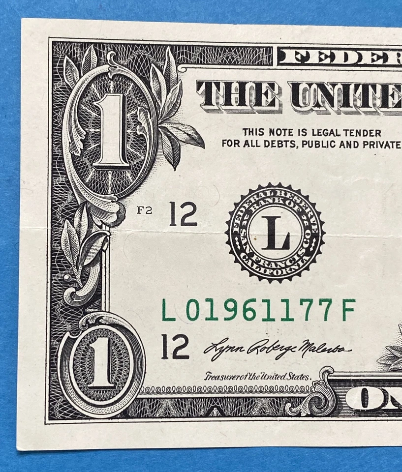 July 17, 1961 Birthday Note $1 One Dollar Bill Fancy Serial Number - Image 4 of 4