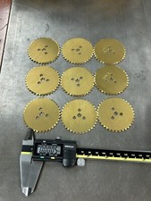 1 BRASS LADDER CHAIN SPROCKET 36 TEETH 1A PITCH .185" 65 LPF - 1/4" PILOT BORE