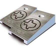 TEXAS BRANDED State Flag TABLETOP Cornhole Boards Game Set Mini Miniature