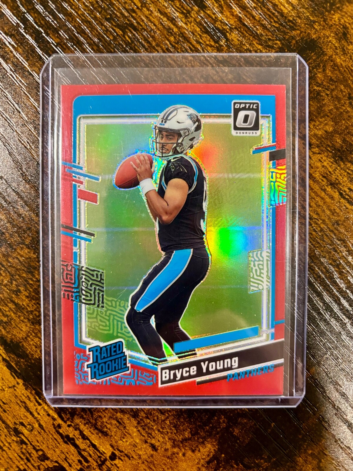 2023 Donruss Optic Bryce Young Rated Rookie RED PRIZM RC 11/99 #213 Panthers
