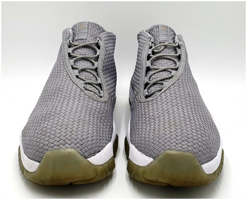 Nike Jordan Future Mid Woven Trainers 656503 004 Wolf Grey White UK13 US14 E48.5