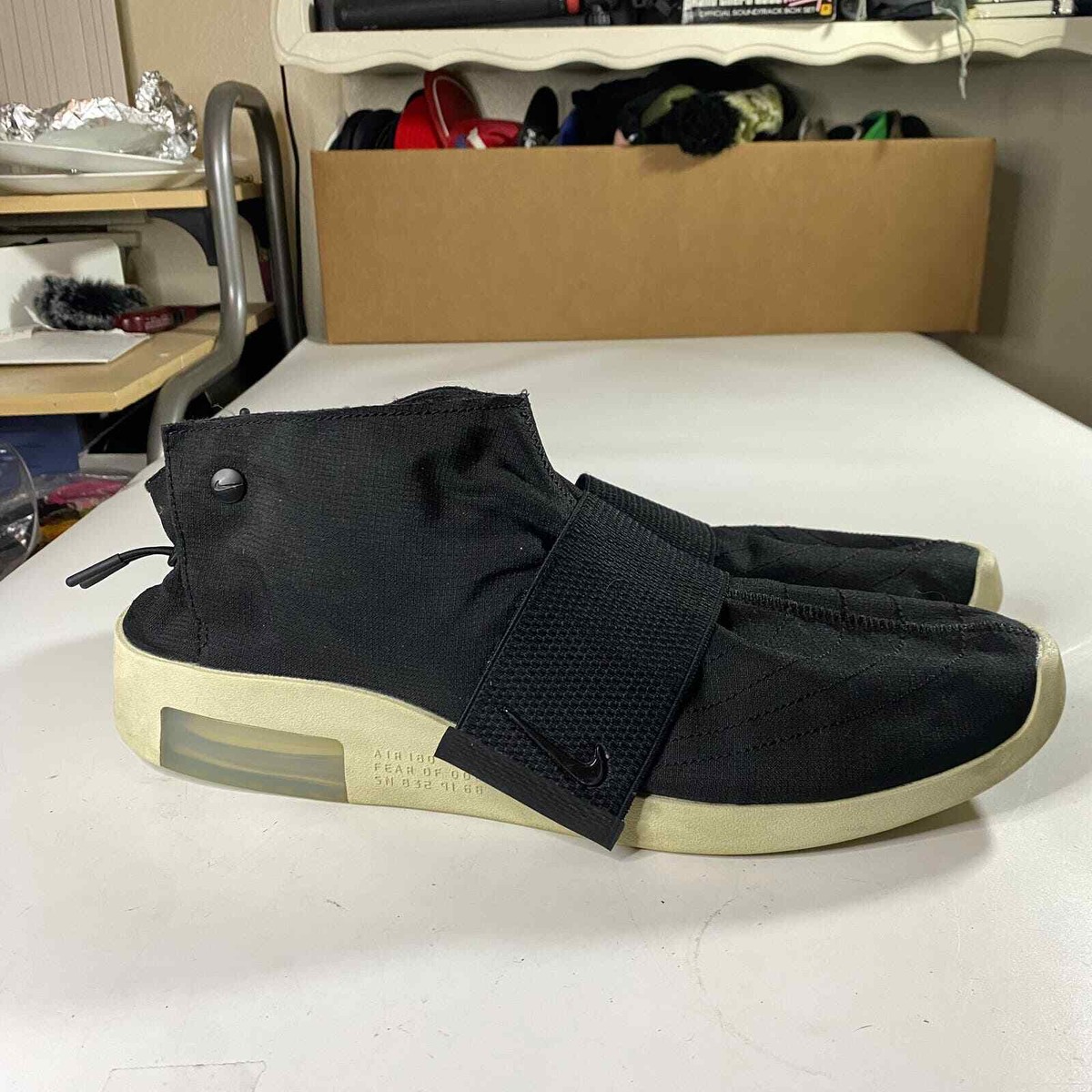 Nike Air x Fear of God Moccasin Sneakers Shoes Moc Men\'s 15 Nike Air Fear of God FOG MOC Moccasin 2019 Black Upper Sail  main image 4
