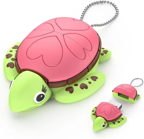 Thumb Drive 64GB Cute USB Flash Drive Keychain 64G Novelty Jump Drives 64.0 GB