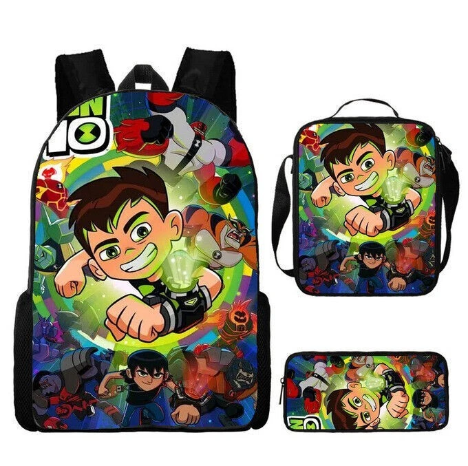 Ben 10 Backpack Set, Cute for Boys Girls