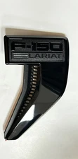 OEM 2021 - 2025 Ford F150 LARIAT Black Emblem Fender - RIGHT - BLACKOUT F-150