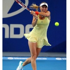 Adidas Stella McCartney Womens Tennis Dress Size S Yellow Pleated Pickleball