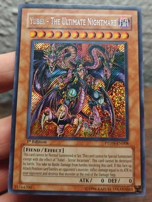 Yu-Gi-Oh Yubel - The Ultimate Nightmare Secret Rare PTDN-EN008 American 1st EX-