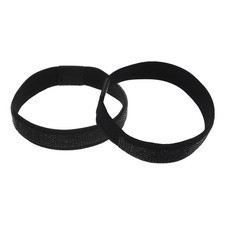 1 Pair High Heels Shoe Straps Shoe Band, Black, Black Rhinestone