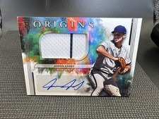 2022 Panini Chronicles Origins RC Jumbo Material Autographs Aaron Ashby 27/99
