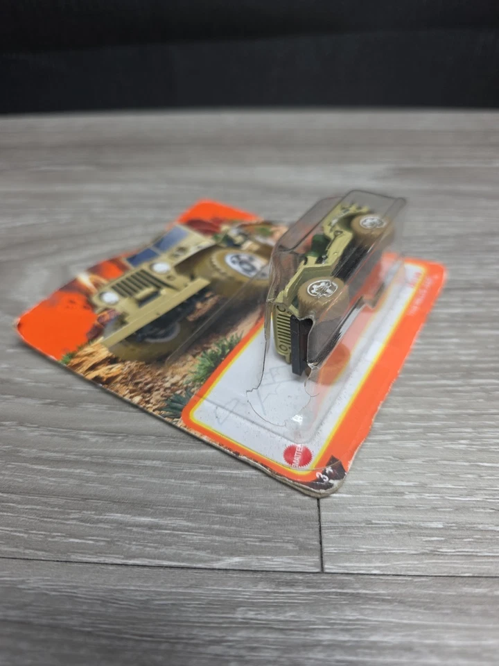 Jeep Willys 1948 Matchbox escala 1:64 metal diecast coche modelo juguete Foto 3 de 4