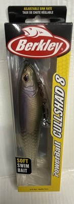 Berkley Cull Shad 8 Swimbait 8   Adjustable Sink Rate - Ghost Morning Dawn
