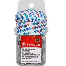 Large Safety Pins 100 Count Multicolor 2 Inch Nickel Plated Steel for Crafts