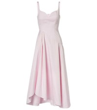 AUTH Alexander McQueen Cotton Poplin Midi Dress Size 0 US/36 IT