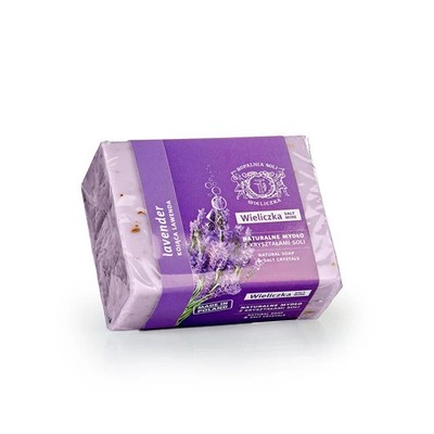 Lavendel-Salzseife 140 g   natürlich, handgemacht, wohltuend, für das Spa
