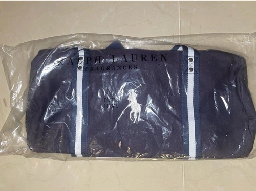 RALPH LAUREN POLO BLUE DUFFLE BAG TRAVEL WEEKEND - Picture 16 of 16