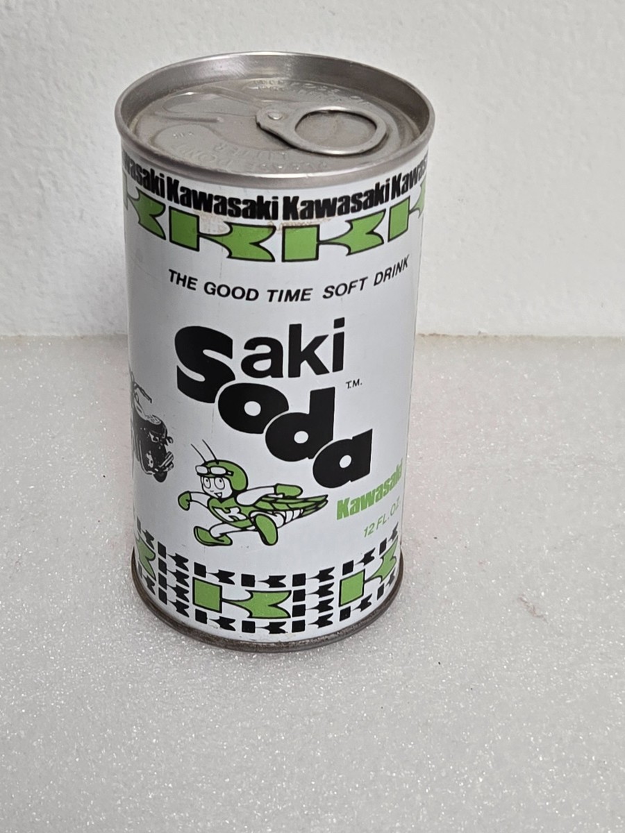 Vintage Scarce Beauty Kawasaki Saki Soda Good Time Soft Drink Soda