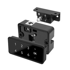 Drawer Password Lock Black Cabinet Password Lock Glossy for Storage Cabinets