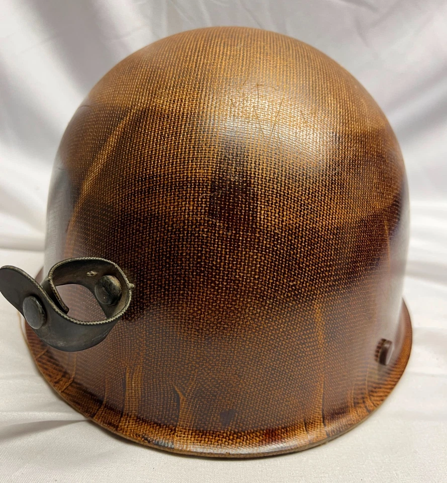 Винтажная шляпа шахтеров Skullgaurd MSA с держателем лампы! ОТЛИЧНОЕ СОСТОЯНИЕ ТОВАРА! - Изображение 3 из 4