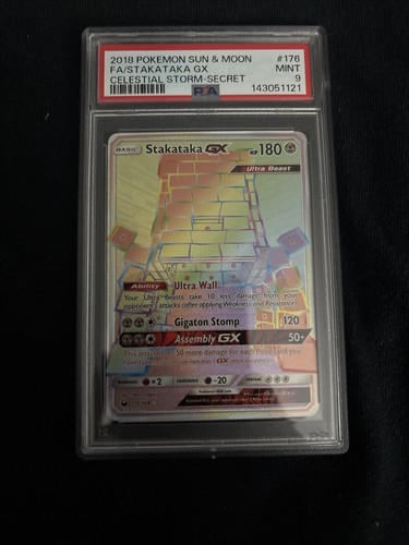 Stakataka-GX graded PSA 9 for sale on eBay