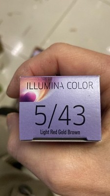 5/43 light red gold brown wella illumina color 60ml