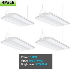 4X 150W LED Linear High Bay Light Commercial Warehouse Shop Supermarket Lighting