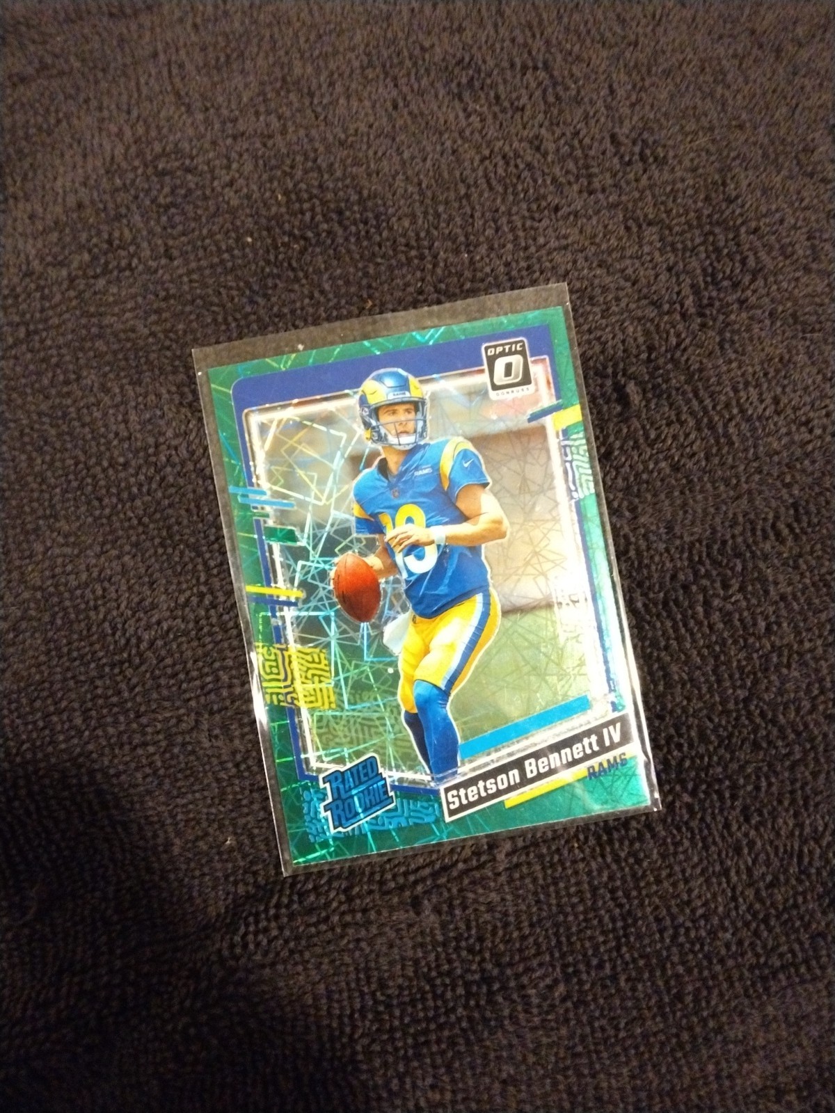 2023 Panini Donruss Optic Rookie Stetson Bennett 267 Green Velocity Prizm (RC)