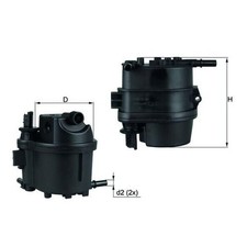 Kraftstofffilter für Mazda 2 DE DY | 23952632