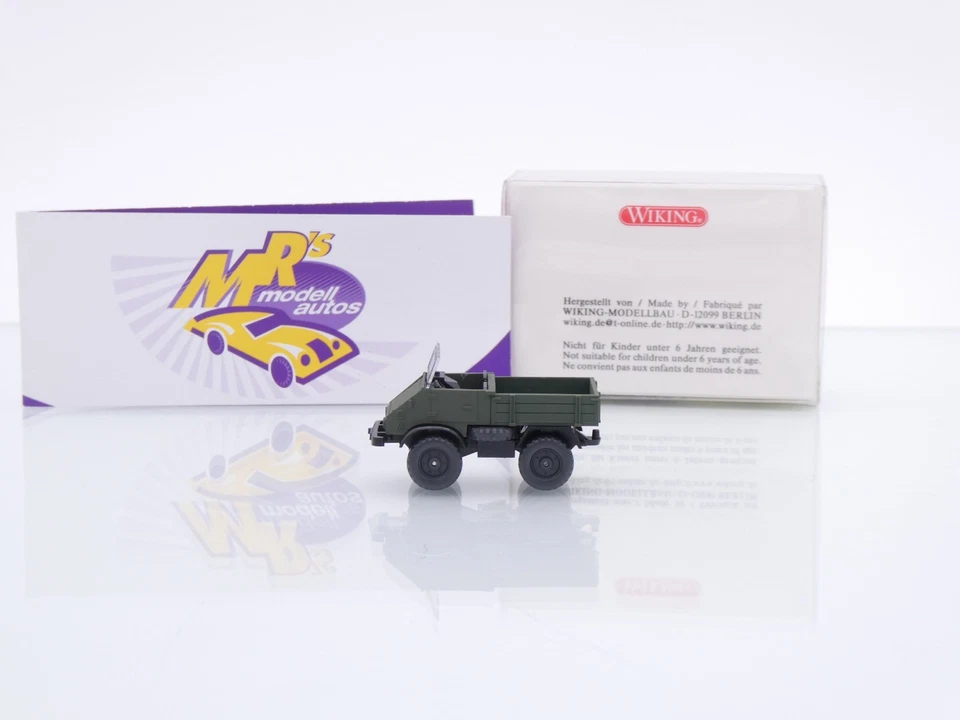 Wiking 696 15 # Unimog 411 in olivegrün der " Bundeswehr " 1:87 ab 4,99 € - Bild 2 von 4