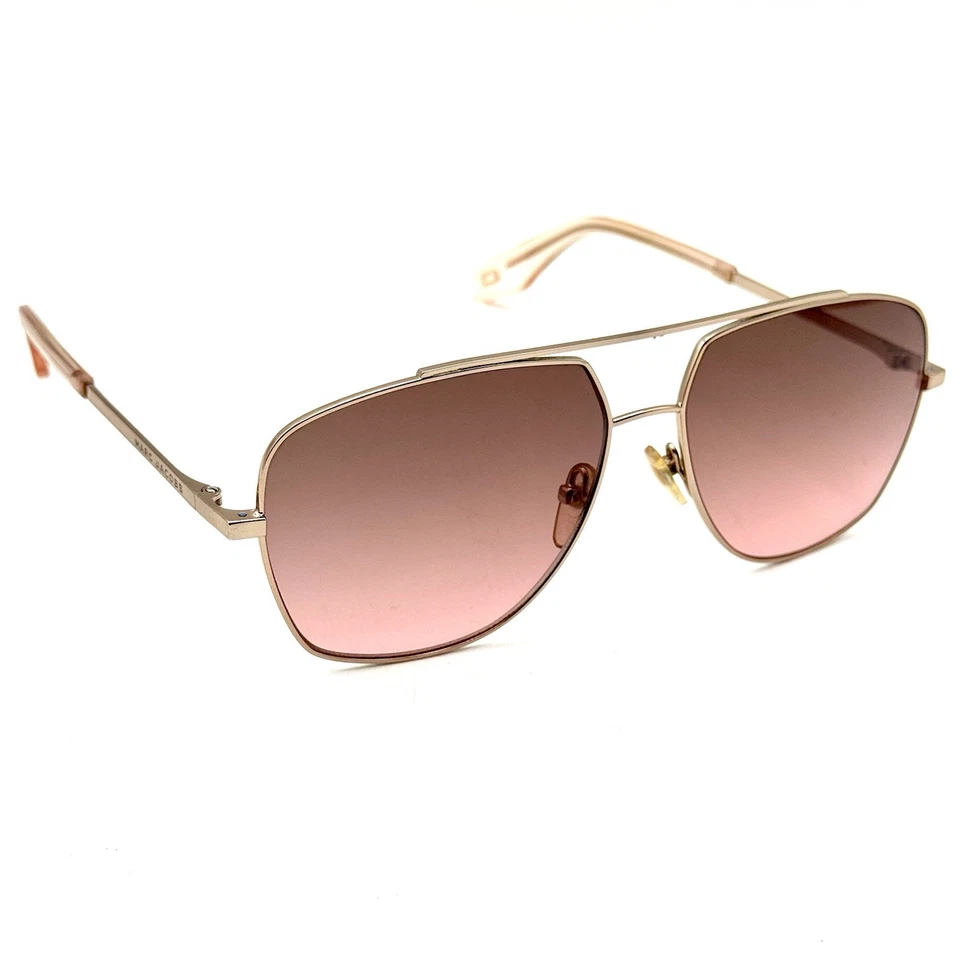 Marc Jacobs Designer Aviator Sunglasses Pink & Gold Fashion Frame Two-Tone Lens - Image 2 of 4