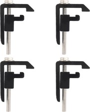 Utility Track System Mounting Clamp For Toyota Tacoma Tundra Truck Cap - 4pcs Bl Utility Track System Mounting Clamp For Toyota Tacoma Tundra Truck Cap - 4pcs Bl