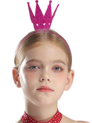 Mädchen~Prinzessin Krone Haarreif Tiara Glitzer Strass Kopfschmuck Accessoires