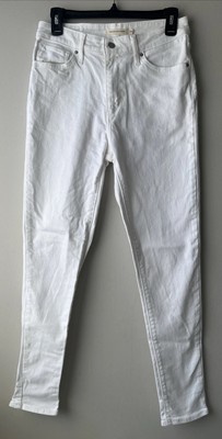 Levi Jeans 721 Women Multiple Sizes High Rise Skinny Stretch White Size 29