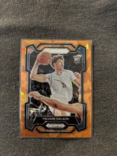 Tidjane Salaun [Orange Ice] #82 [Rookie] 2024 Prizm Draft Picks