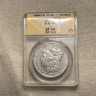 1884 S Morgan Silver Dollar ANACS XF Details Tough Date Morgan DC