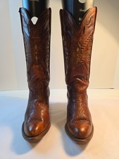 Vintage Miss Capezio Butterfly Western Cowgirl Boots - Size 7.5 M