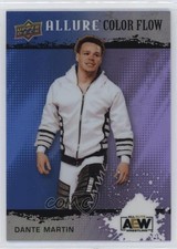 2022 Upper Deck Allure AEW Color Flow Blue Purple 128/199 Dante Martin #R-10 d9r