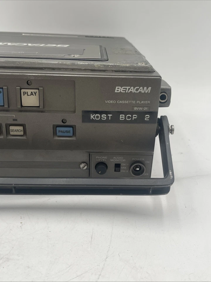 Sony Betacam SP Portable Videocassette Player BVW-21 UNGETESTET - Bild 4 von 4