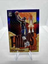 2021-22 Panini Donruss Optic - T-Minus 3, 2, 1 Zion Williamson #1 Purple Prizm