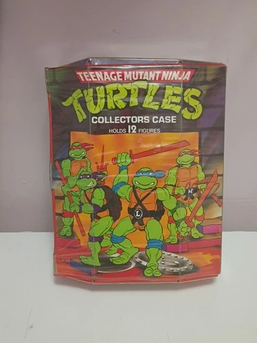 VINTAGE 1988 TEENAGE MUTANT NINJA TURTLES TMNT Collector Case – BOTH Inner Trays