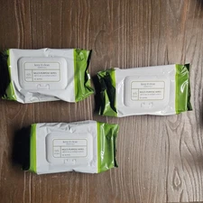 Keep Clean Essentials Milti-Purpose Wipes 75% Alcohol Wipes,  3 Packs x 50 Wipes