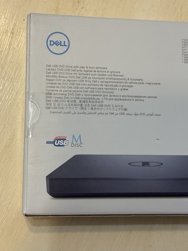 New Dell External USB DVD Drive Portable CD/DVD RW & Player (Dell-DW316) - Picture 3 of 9