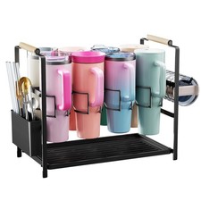 40 oz Tumbler Drying Rack  Organizer - 8 Slot Multifunctional Cup Holder