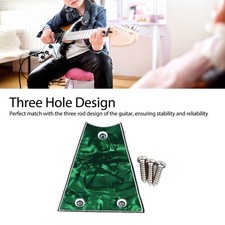 Guitar Truss Rod Cover 3 Hole Triangular Beautiful Pattern Plastic Truss Rod