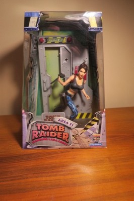 Action Figur - Tomb Raider Lara Croft - Area 51 - 1999 Eidos Playmates - ovp.