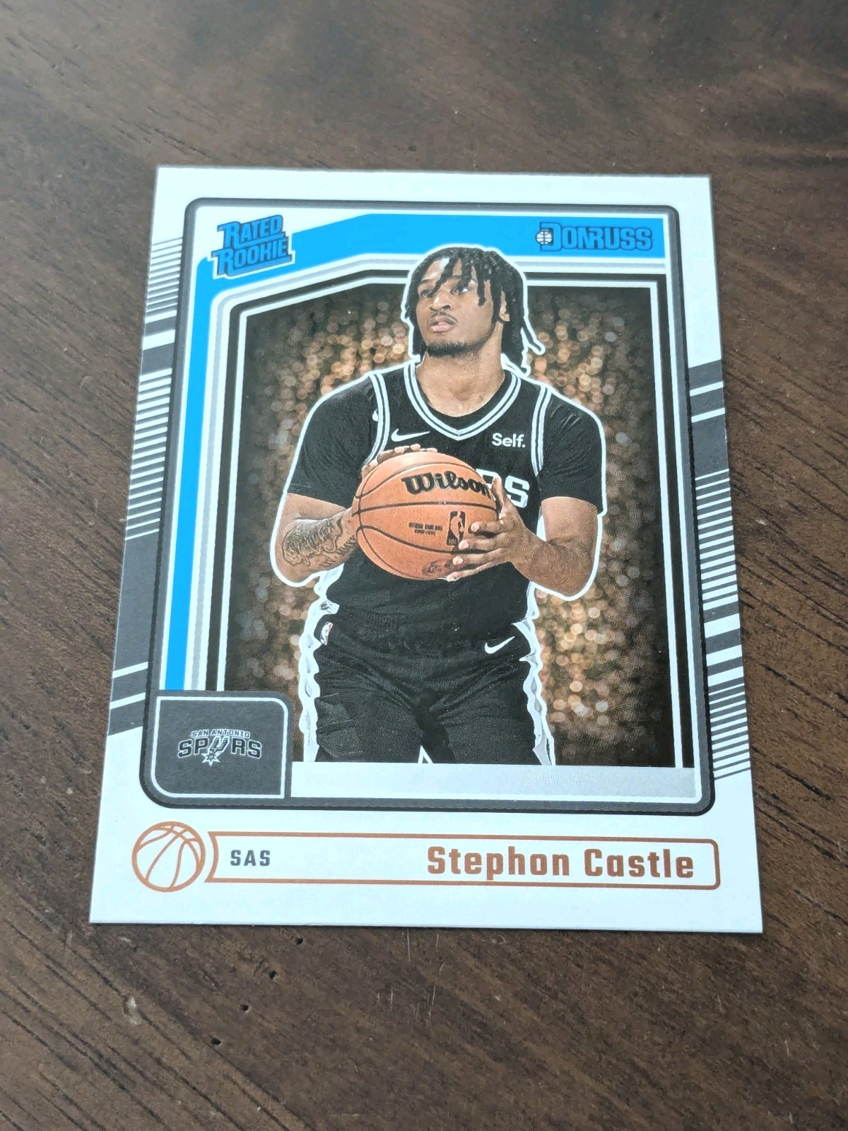 2024-25 Donruss Basketball Stephon Castle RC San Antonio Spurs Card#244 