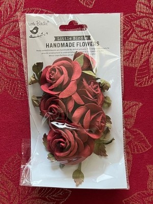 YOU CHOOSE - 3D FLOWER STICKER & EMBELLISHMENTS - BEAUTIFUL - FLAT RATE SHIPPING